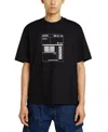 G-star Raw Men's Oversized Short Sleeve Upc Label Graphic T-shirt In Black