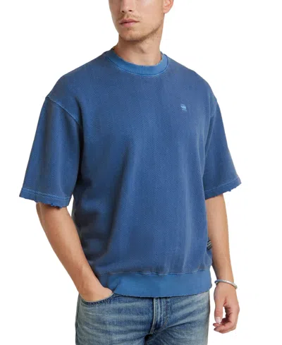 G-star Raw Men's Relaxed-fit Sweatshirt In Radar Blue