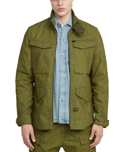 G-star Raw Men's Rovic Classic Fit Field Jacket In Mayfly Rain Camo