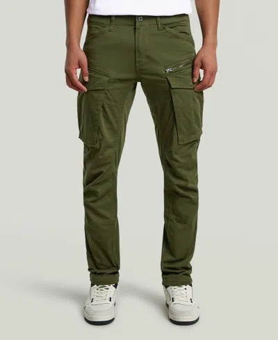G-star Raw Men's Rovic Zip 3d Straight Tapered Cargo Pant In Green