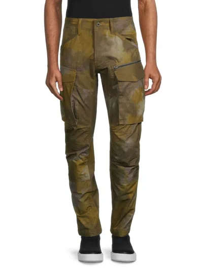 G-star Raw Men's Rovic Zip 3d Tapered Cargo Pants In Green Multi