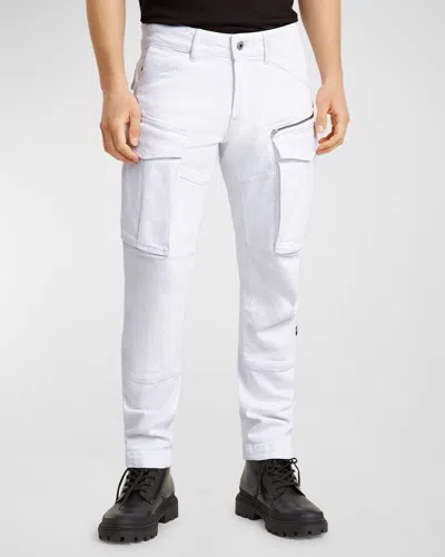 G-star Raw Men's Rovic Zip 3d Tapered Pants In White