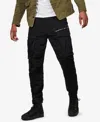 G-star Raw Rovic Zip 3d Regular Tapered Fit Cargo Jeans In Dark Black In Open