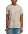G-star Raw Men's Short Sleeve Washed Crewneck T-shirt In Neutral