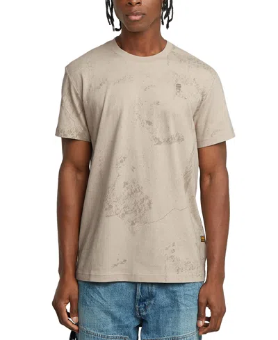 G-star Raw Men's Short Sleeve Washed Crewneck T-shirt