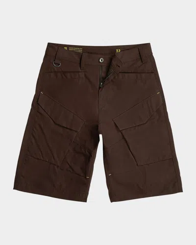 G-star Raw Men's Toolbox Cargo Shorts In Deep Brown