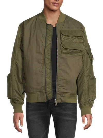 G-star Raw Men's Utilitarian Bomber Jacket In Green
