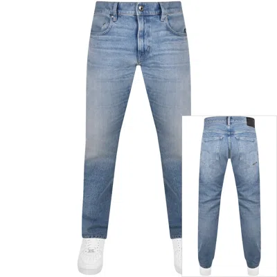 G-star G Star Raw Mosa Straight Fit Light Wash Jeans Blue
