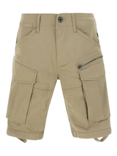 G-star Raw Organic Cotton-blend Cargo Shorts