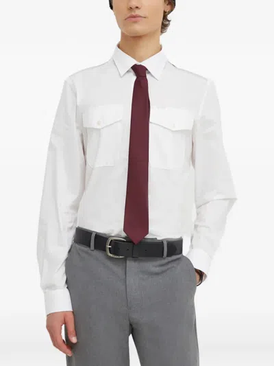 G-star Raw Pocket-detail Long-sleeve Shirt In White