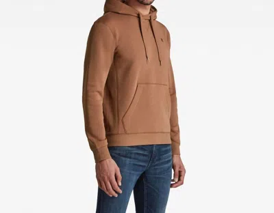 G-star Raw Premium Core Hooded Sweater In Raw Hide