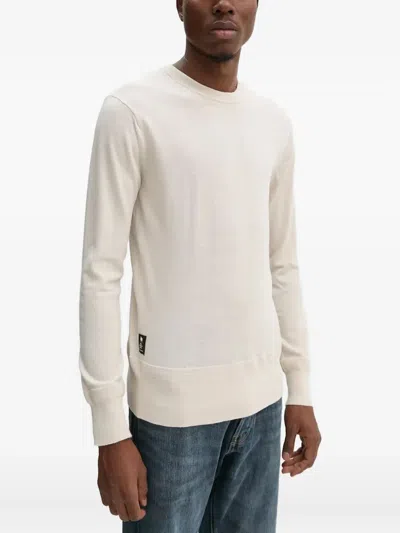 G-star Raw Merino-wool Sweater In White