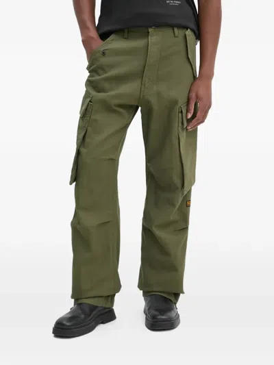 G-star Raw R-3n Regular Straight Cargo Pants In Green