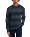 G-star Raw Regular Fit Gradient Striped Knit Sweater In Legion Blue