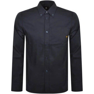 G-star G Star Raw Regular Long Sleeved Shirt Navy