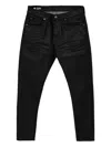 G-star Raw Waxed-coated Skinny Jeans In Black