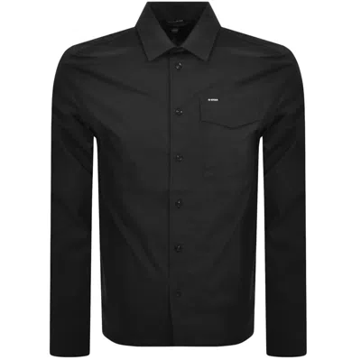 G-star G Star Raw Rine Regular Long Sleeve Shirt Black