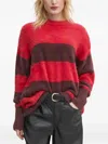 G-star Raw Striped Sweater In Red