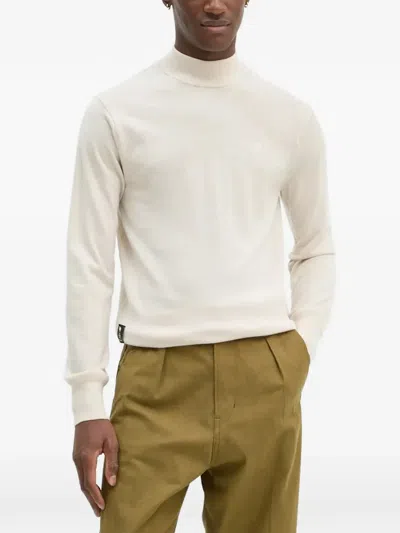G-star Raw Turtleneck Sweater In Neutral