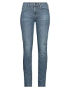 G-star Raw Woman Jeans Blue Size 28w-32l Organic Cotton, Elastane, Bovine Leather In Blue