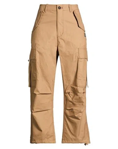 G-star Raw Woman Pants Khaki Size 28 Cotton, Recycled Cotton In Brown