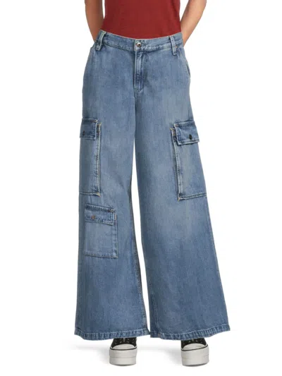 G-star Raw Women's Mega Cargo Jeans In Blue