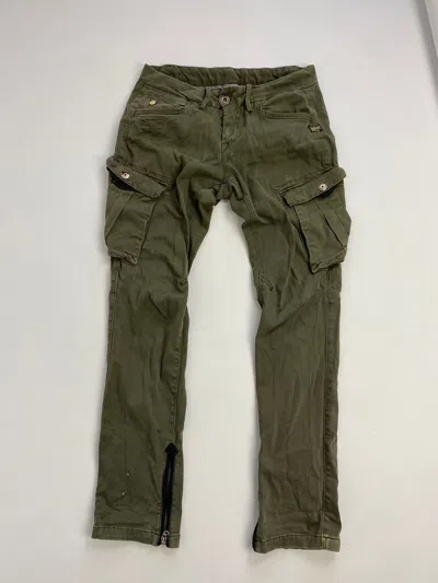 Pre-owned G Star Raw X Vintage G-star Raw Cargo Pants In Green