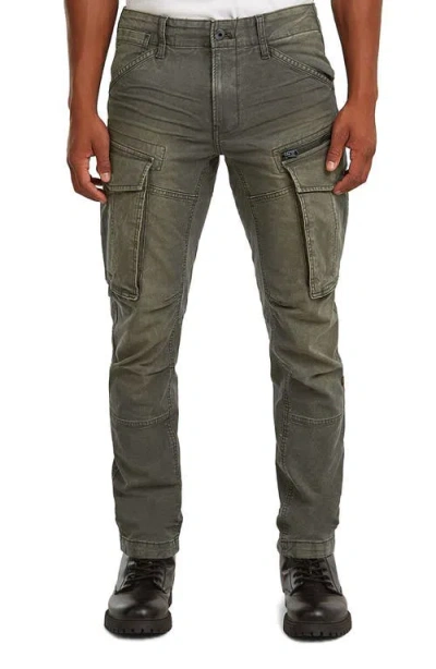G-star Rovic 3d Regular Fit Tapered Cargo Jeans In Gray
