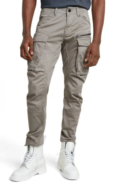 G-star Rovic 3d Regular Fit Tapered Cargo Pants In Gray
