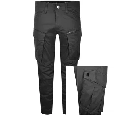 G-star Rovic Tapered Cargo Trousers Grey In Black