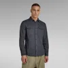 G-star Shirts Man  D20165 7647 Marine Shirt D147 Fantem Blue In Gray