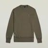 G-star Shirts Man  D25174-d847 Premium Core Knit 273 Turf In Green