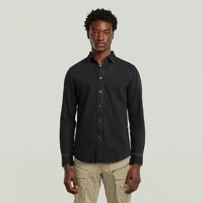 G-star Shirts Man  D27681-d942 H497 Worn In Oyster In Black