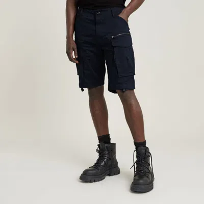 G-star Shorts And Bermuda Man  D08566 5126 Base - Rovic Zip 1/2 C742 Dark Blue In Black