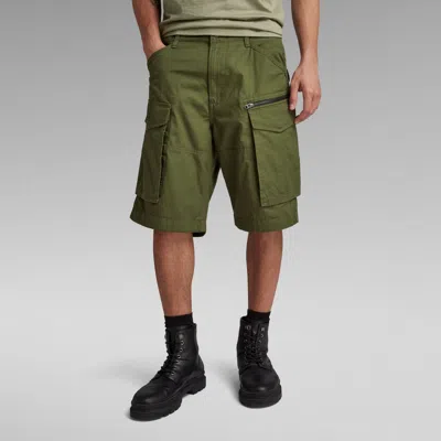 G-star Shorts And Bermuda Man  D08566 D384 Ripstop - Rovic Zip Rlxd B230 Shadow Olives In Green