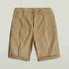 G-star Shorts And Bermuda Man  D24544 C962 Pleated Chino B444 Safari In Nude