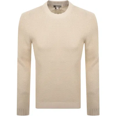 G-star Sturcture Mix Knit Jumper Cream In White
