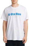 G-star Symbols Print Loose Organic Cotton Graphic T-shirt In White