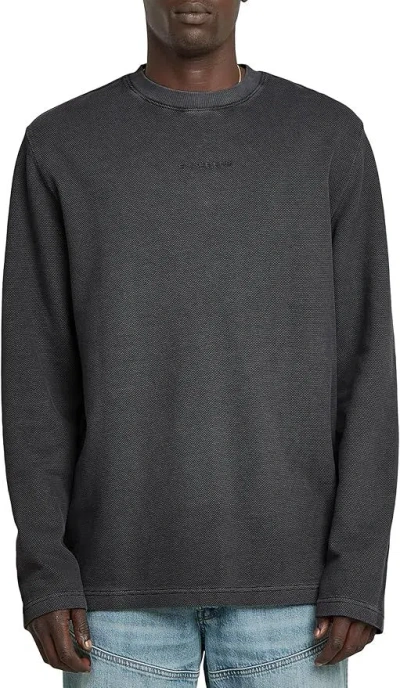 G-star T-shirt Man  D25966-d895-b56451 Inson Piquet Dk Black Gd In Gray