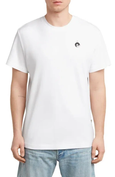 G-star Trims Back Organic Cotton Graphic T-shirt In White