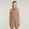 G-star Woman's Suit  D26009-d522 Summer Playsuite C626 Light Toggee In Sand