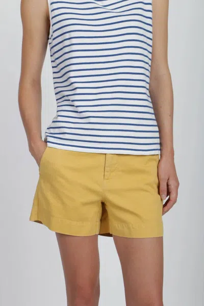 G1 4" Shorts In Canary Yellow In Blue