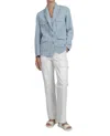 G1 Military Jacket In Sky Blue In Blue