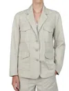 G1 Military Jacket In Stone In Gray