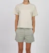 G1 Women's 4" Short In Sage Green In Green