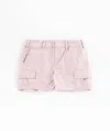 G1 Cargo Shorts In Dusty Pink In Gold