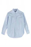 G1 Women's Everyday Button Down Shirt In Pool In Blue