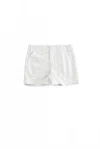 G1 Women's Slub Dobby Surplus Shorts In White In White