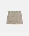 G1 Women"s Everyday Mini Skirt In Khaki In Green