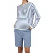 G1 Yacht Cotton Shorts In Yacht Blue In Blue